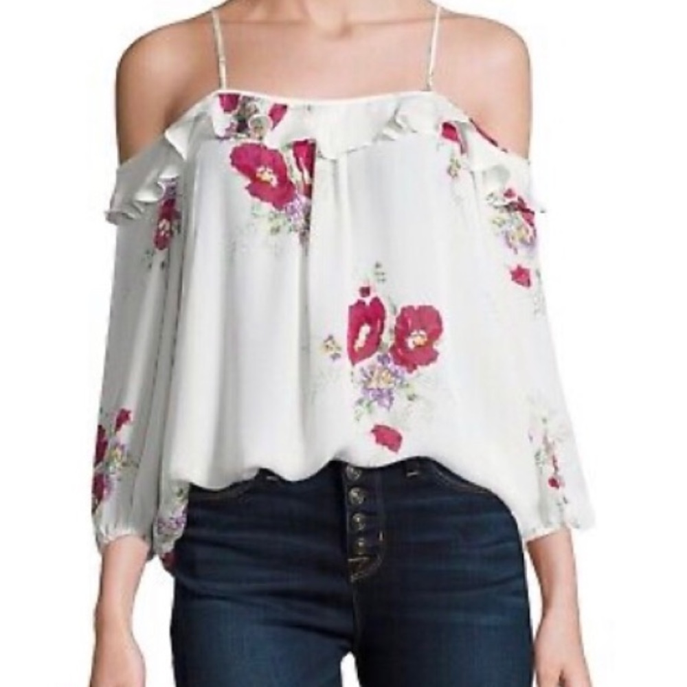 Joie 100% Silk birtha floral blouse